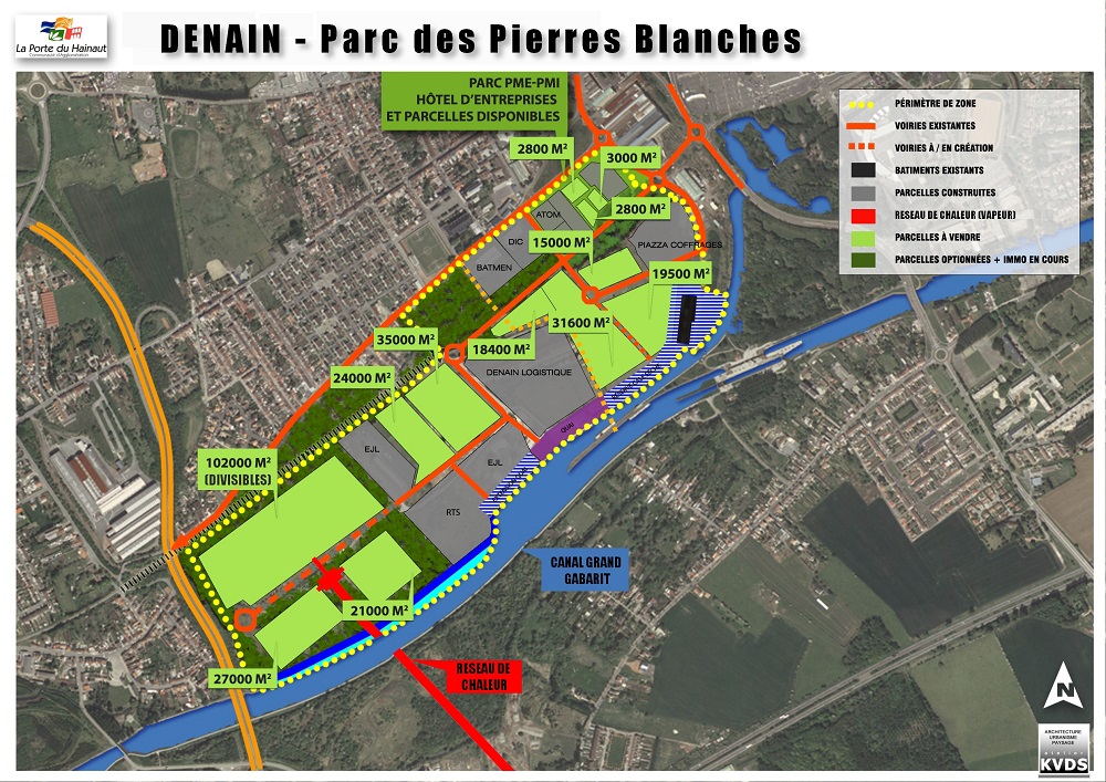 Parc d'activités des Pierres Blanches Denain / Valenciennes