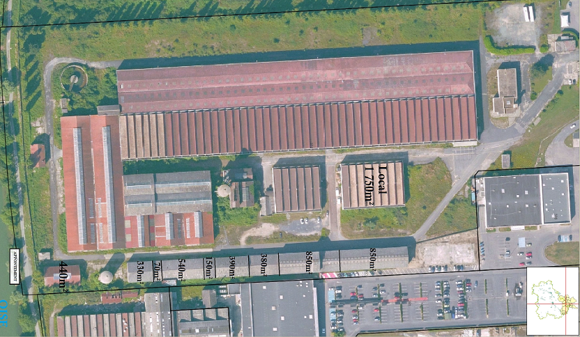 10 entrepôts disponibles – Zone industrielle Pont-Brenouille