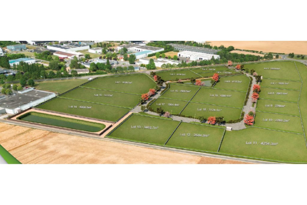 À vendre – Terrains industriels de 2 307 à 12 576 m² à Gallardon – Eure-et-Loir (28)