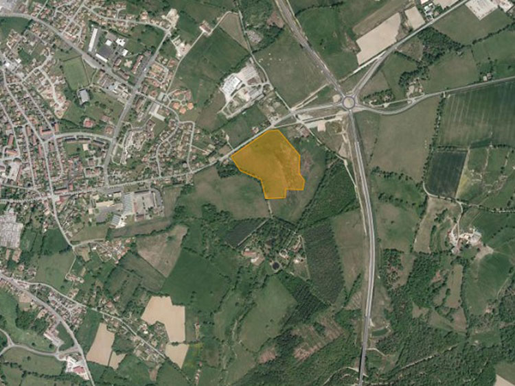 8,14 ha de terrains industriels divisibles à vendre – Limoges Nord/Haute-Vienne