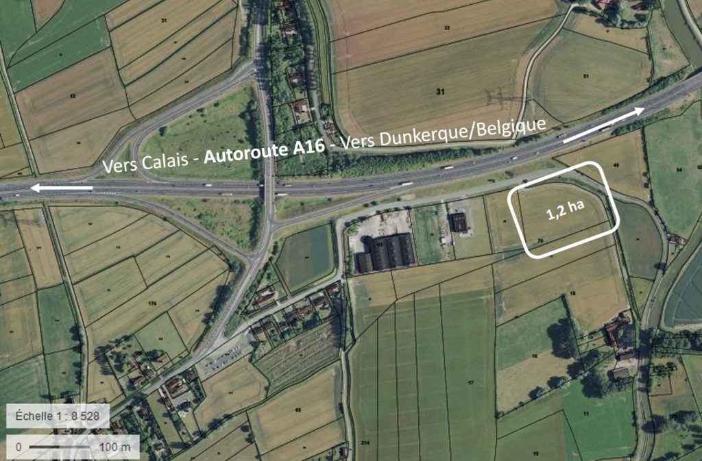 À construire – terrain de 12 000 m² à Saint-Folquin