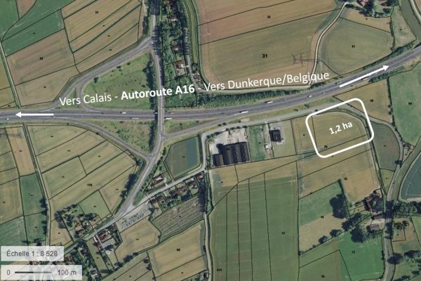 À construire – terrain de 12 000 m² à Saint-Folquin