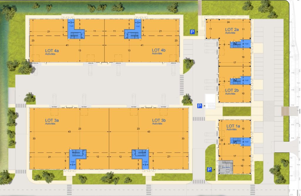 À louer – 2 722 m² de locaux au sein du parc les Chanteraines à Villeneuve-la-Garenne (92)