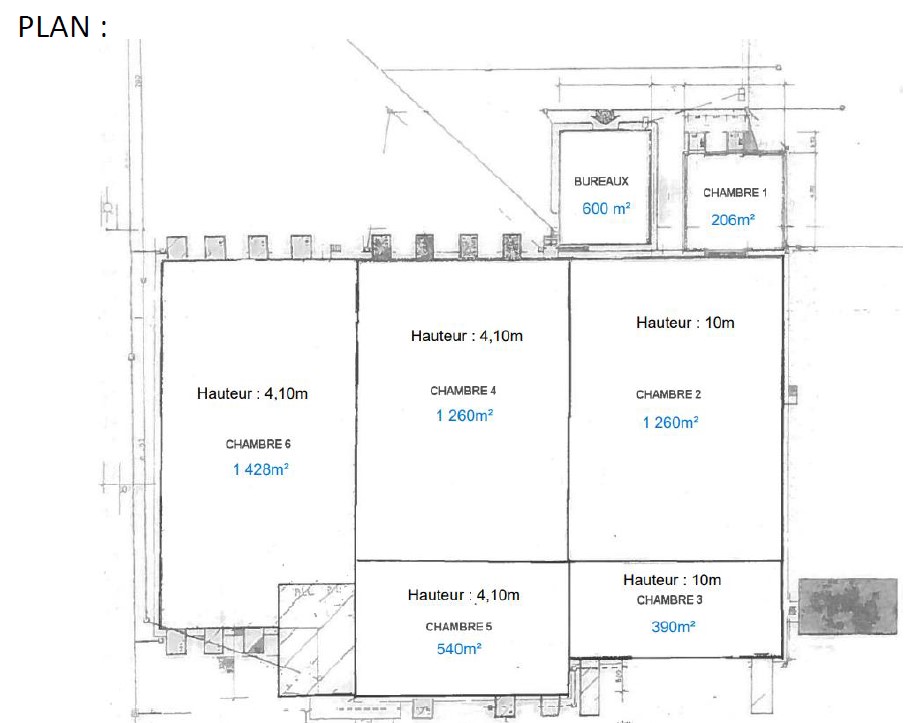 À louer – Bâtiment Industriel de 5 803 m² à Langon – Gironde (33)
