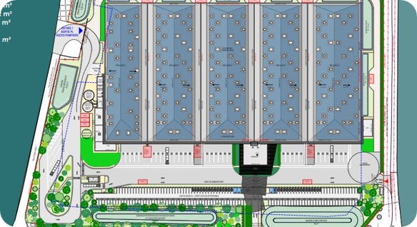 À louer – Bâtiment logistique de 30 491 m² au sein du parc d’activités Reims Bioeconomy park – Marne (51)