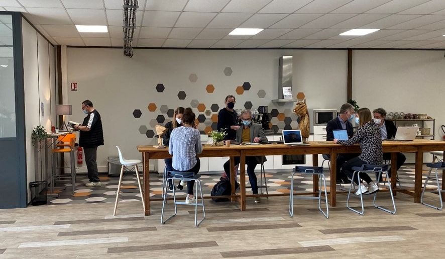 À louer – Bureaux dans un espace de coworking de 500 m² à proximité de Rouen – Seine-Maritime (76)
