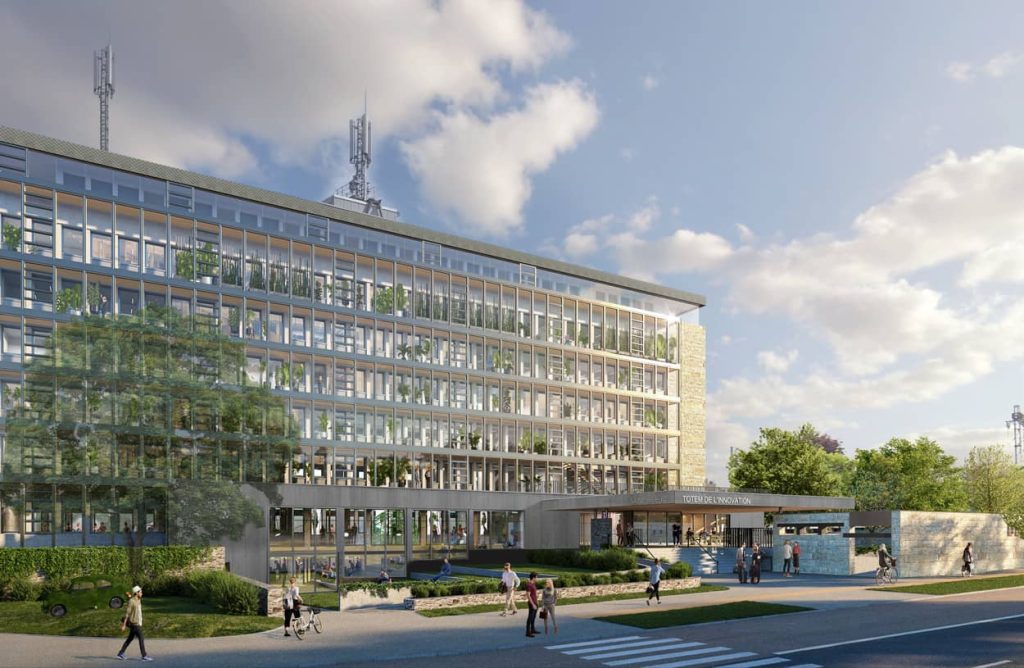 À louer – Bureaux dans un espace de coworking du Totem de L’innovation de Saint-Brieuc – Bretagne (22)