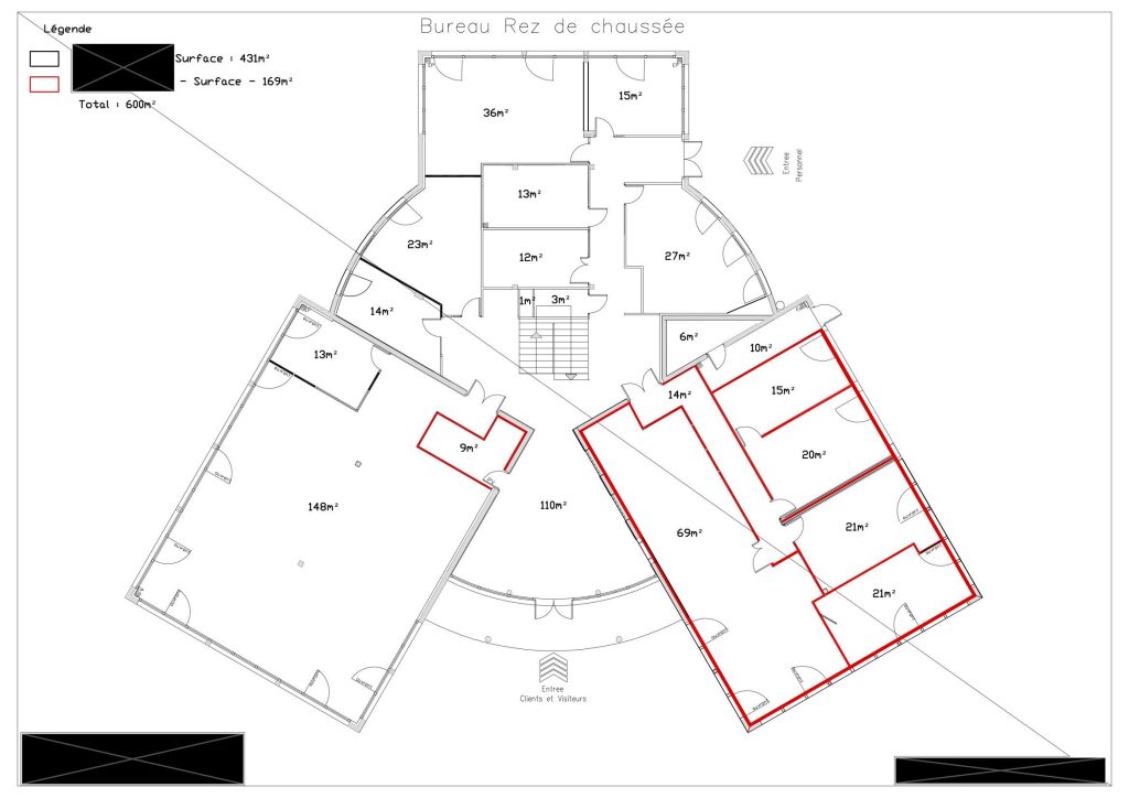 À Louer – Bureaux de 1 200 m² divisibles à Écuisses –  Saône-et-Loire (71)