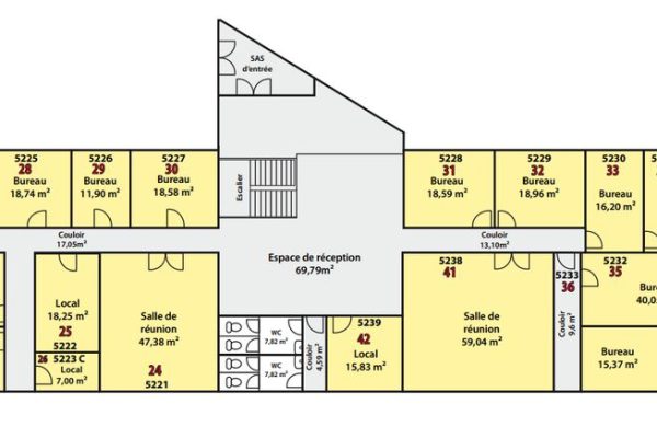 À louer – Bureaux de 35 à 210 m² à proximité de l’aéropole de Mirecourt-Juvaincourt – Vosges (88)