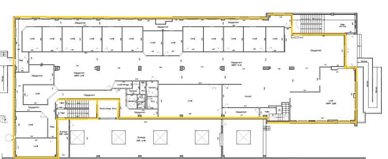 À louer – bureaux non divisibles de 950 m² à Noisy-le-Sec, proche de Paris