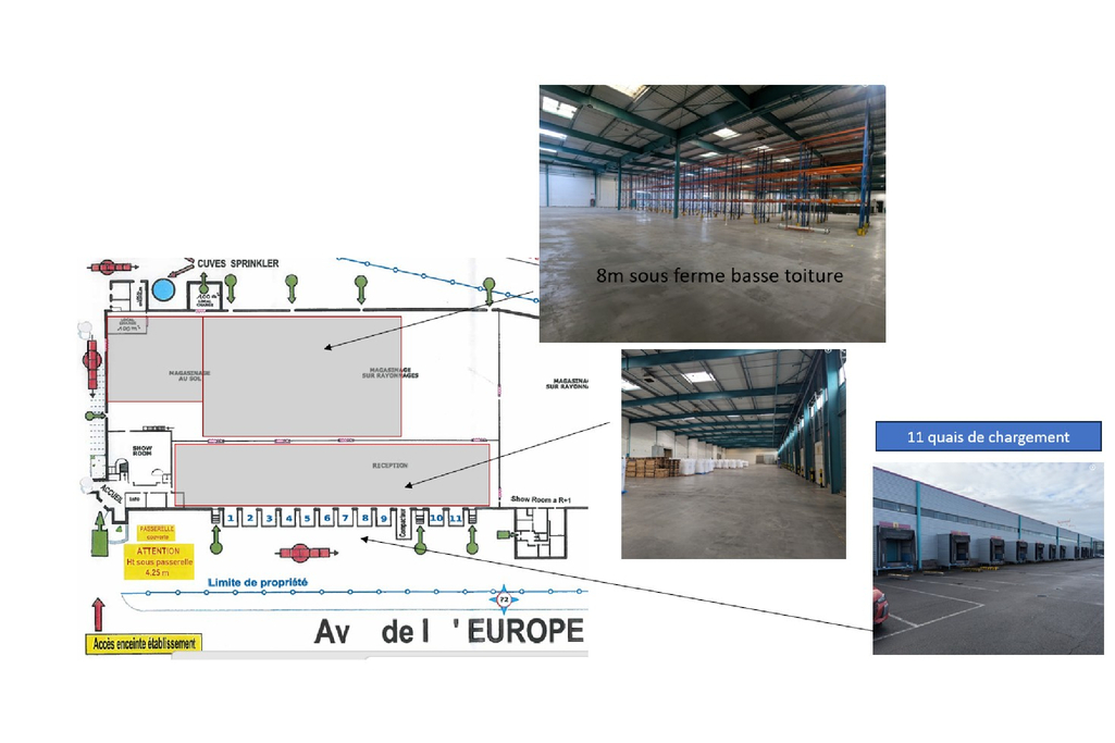 À louer – Cellules logistiques de 3 250 à 4 650 m² à La Chapelle-Saint-Ursin – Cher (18)