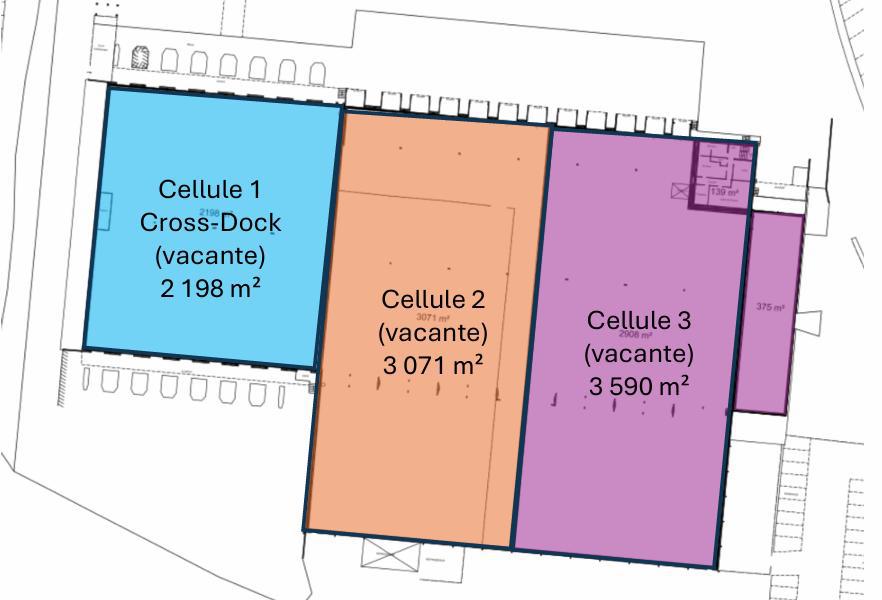 À louer – Entrepôt logistique de 8 911 m² divisibles dans la Zone d’activités de Courtine à Avignon – Vaucluse (84)
