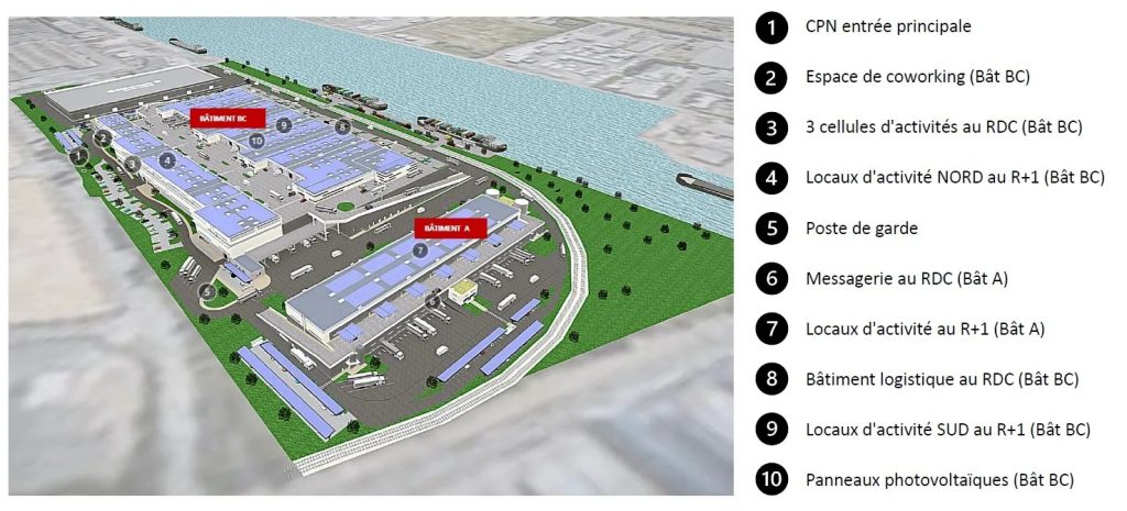 À louer – Entrepôt Logistique et locaux d’activités dans un bâtiment de 97 524 m² au Havre – Seine-Maritime (76)
