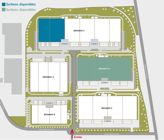À louer – Entrepôts logistiques entre 4 898 et 6 741 m² proche de Roissy