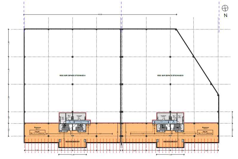 À louer – locaux d&rsquo;activité non divisibles de 2 218 m² à Aubervilliers à proximité de Paris (93)