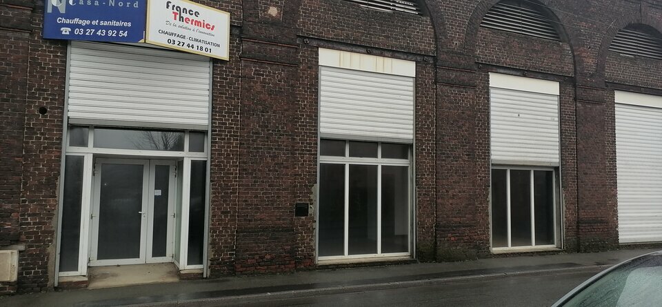 À louer – locaux d&rsquo;activités non divisibles de 300 m² à Anzin à proximité de Valenciennes (59)