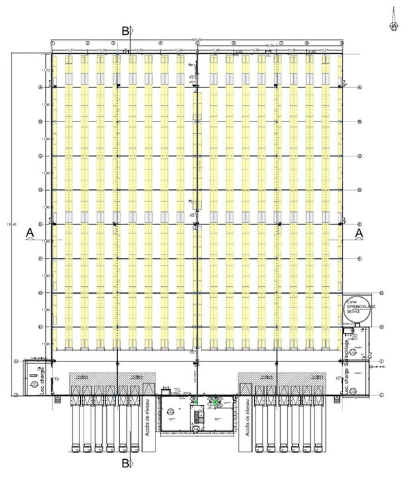 À louer ou à vendre – Entrepôts industriels de 12 902 m² à Calais – Pas-de-Calais (62)