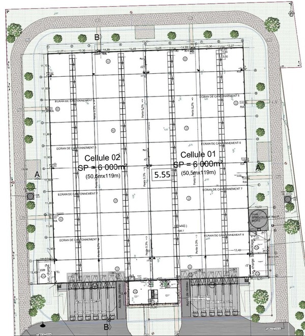 À louer ou à vendre – Entrepôts industriels de 12 902 m² à Calais – Pas-de-Calais (62)