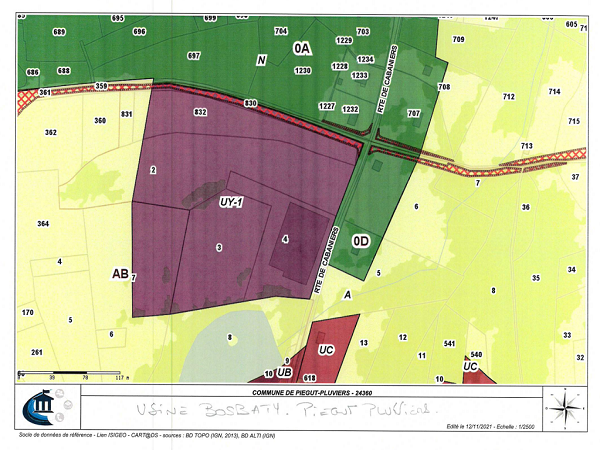 À vendre – 4 terrains de 6 000 à 17 000 m² à Piégut-Pluviers – Dordogne (24)