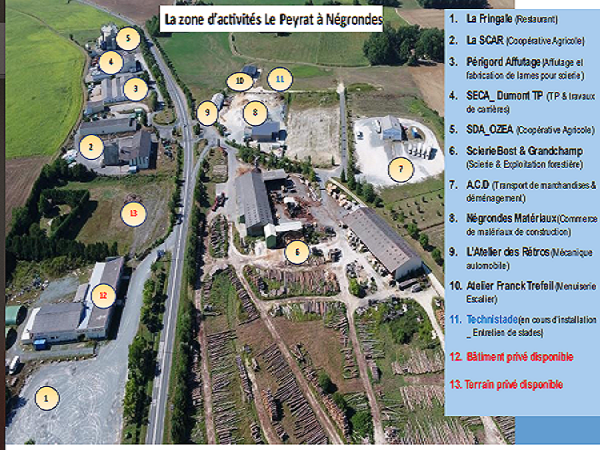 À vendre – 6 terrains de 1 140 à 10 114 m² à Négrondes – Dordogne (24)