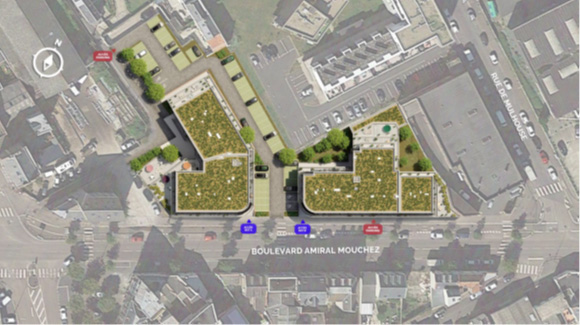 À vendre – Bureaux de 123 à 489 m² à proximité des Docks Vauban du Havre – Seine-Maritime (76)