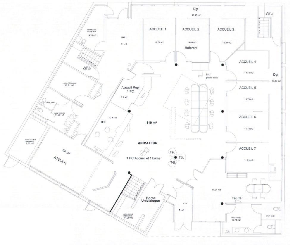 À vendre – Bureaux de 740 m² à Evreux – Eure (27)