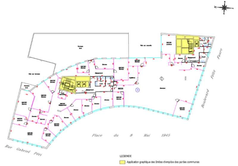 À vendre – bureaux non divisibles de 4 795m² à Saint-Denis
