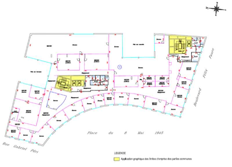 À vendre – bureaux non divisibles de 4 795m² à Saint-Denis