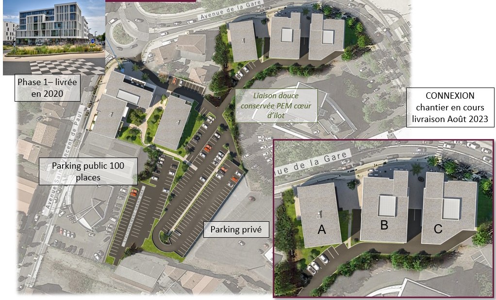 À vendre ou à louer – Bureaux à partir de 123 m² à Dax – Landes (40)