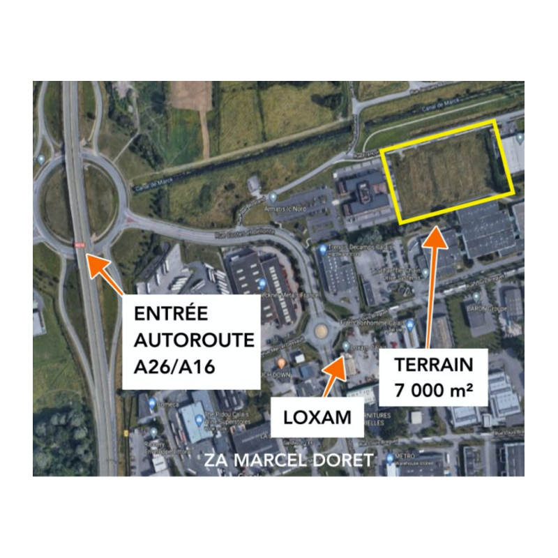 À vendre – terrain de 7 000 m² à Calais