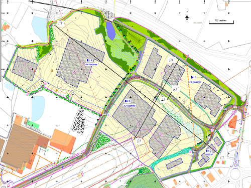 A vendre – Terrain de 9,2 ha dans la ZAC  de Boisse- Saint- Junien- Haute Vienne (87)