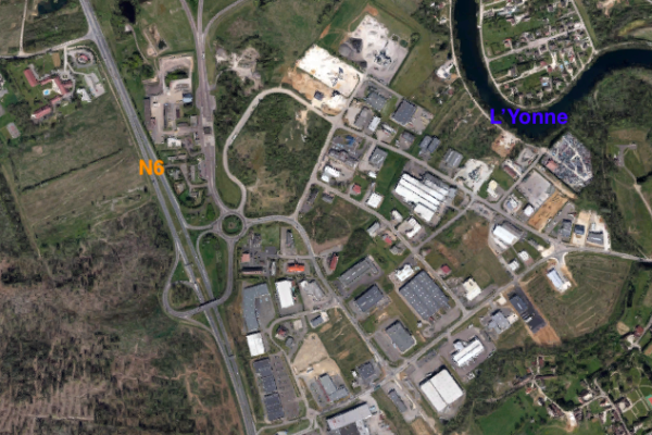 À vendre – terrain industriel de 2 000 m² à Monéteau à proximité d&rsquo;Auxerre (89)