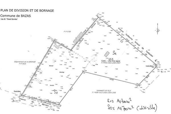 À vendre – Terrain industriel de 2,9 hectares à Bazas – Gironde (33)