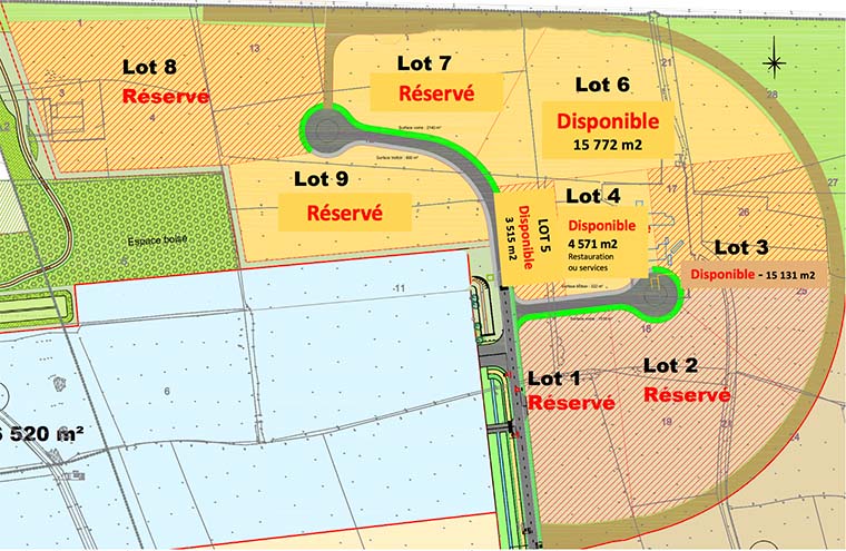 À vendre – Terrain industriel de 4,6 hectares dans la ZA Turquerie à Calais – Pas-de-Calais (62)