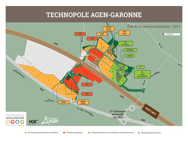 À vendre – Terrain Industriel de 57,8 ha à Sainte-Colombe-en-Bruilhois, labellisé Site Clé en Main (47)