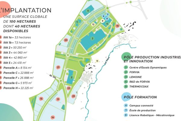 À vendre – Terrain industriel de 8 154 m² au sein du site Normand’Innov à Caligny – Orne (61)