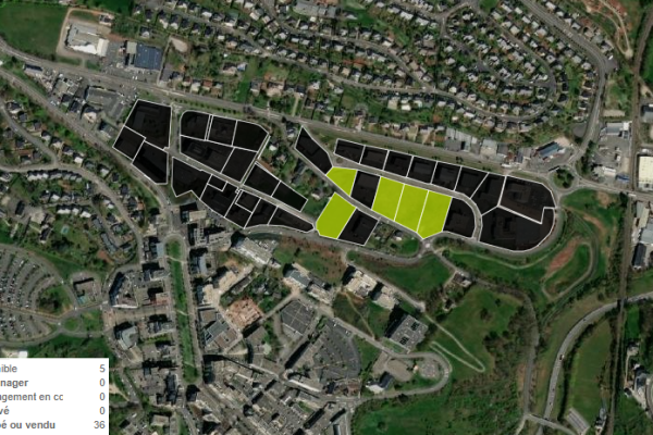 À vendre – Terrains de 3 040 à 3 592 m² à Rodez (12)