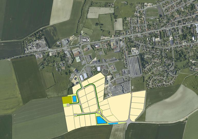 À vendre – Terrains de 4 925 m² à 6 438 m² dans la ZAC Porte de l’Argonne – Vouziers (08)