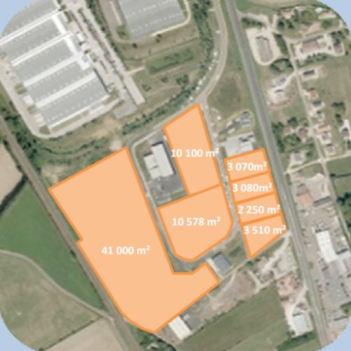 A vendre- Terrains de 6,5 ha en Zone Actisud à Saône-et-Loire (71)
