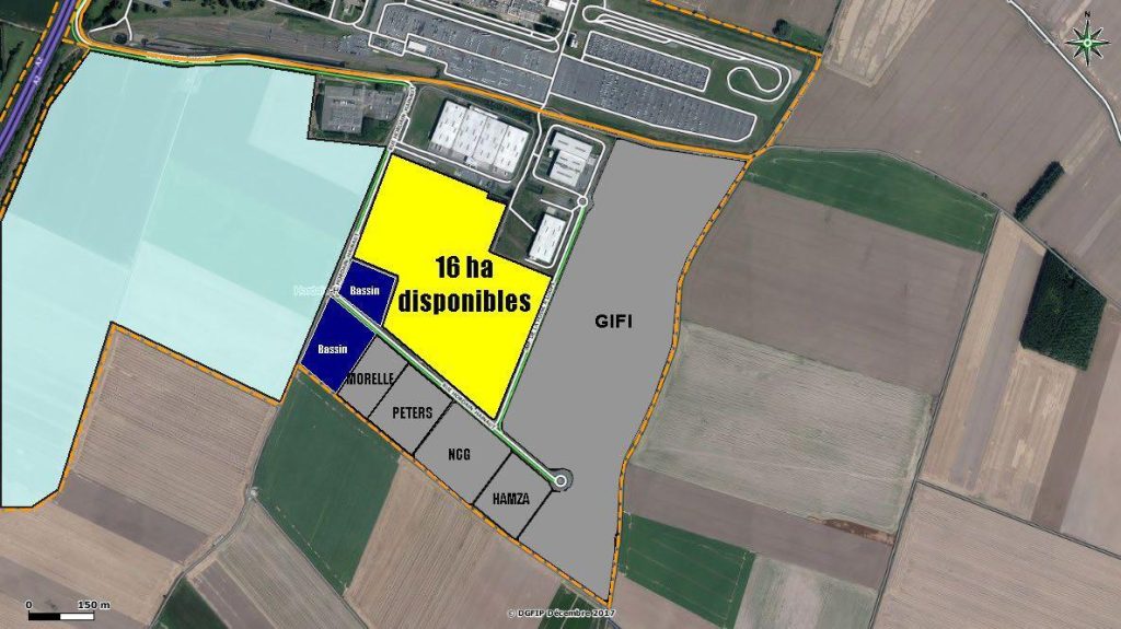 À vendre- Terrains industriels dans le Parc d’activités Hordain- Hainaut, Nord (59)