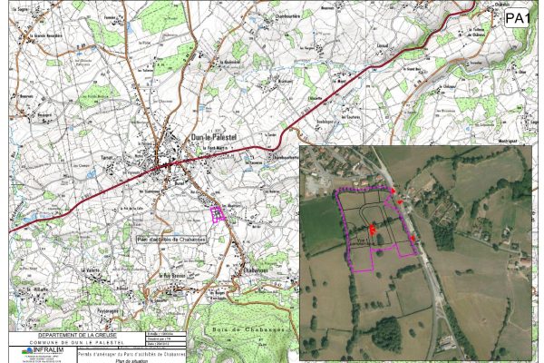 À vendre – Terrains Industriels de 1 000 à 8 300 m² à Dun-le-Palestel – Creuse (23)