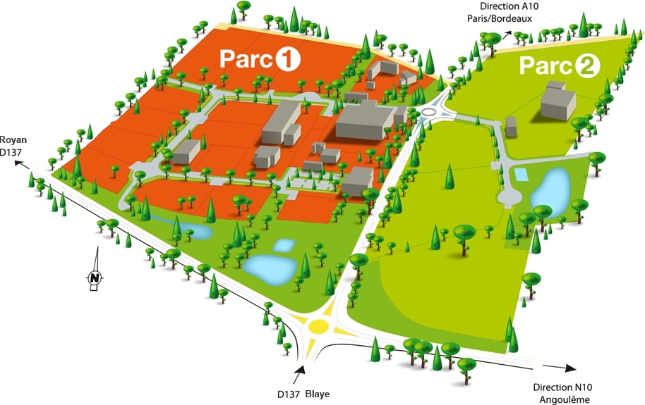 À vendre – Terrains industriels de 1 600 à 32 000 m² à proximité de Bordeaux – Gironde (33)