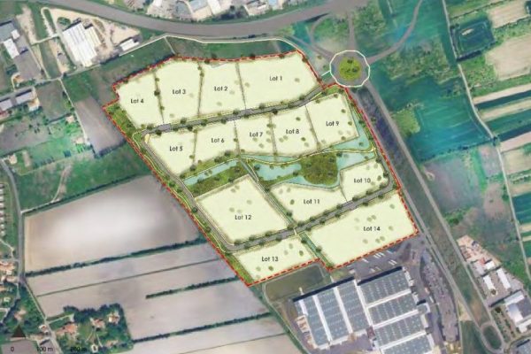 À vendre – Terrains industriels de 7 500 à 26 000 m² dans le Natura Parc à Entraigues-sur-la-Sorgue – Vaucluse (84)