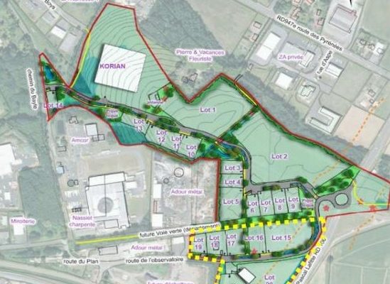 À vendre – Terrains industriels de 700 à 26 635 m² dédiés à la Santé à Narrosse – Landes (40)