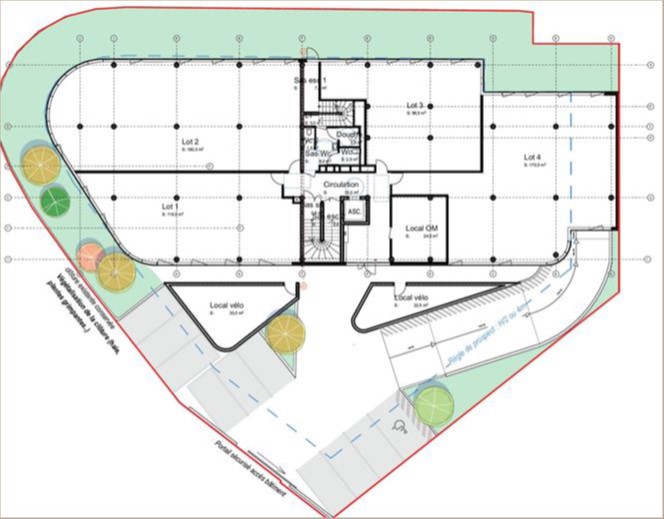 Achat/Location de bureaux divisibles à partir de 309 m² à Colomiers
