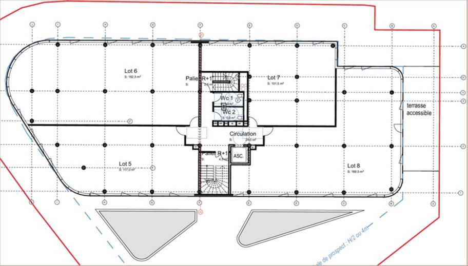 Achat/Location de bureaux divisibles à partir de 309 m² à Colomiers