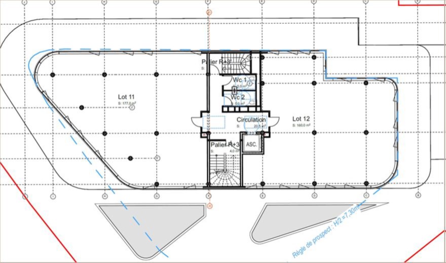 Achat/Location de bureaux divisibles à partir de 309 m² à Colomiers