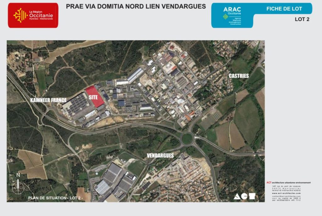 Appel à Manifestation d’Intérêt pour l’achat d’un Terrain Industriel de 13 800 m² dans la OZE Via Domitia à Vendargues – Hérault (34)
