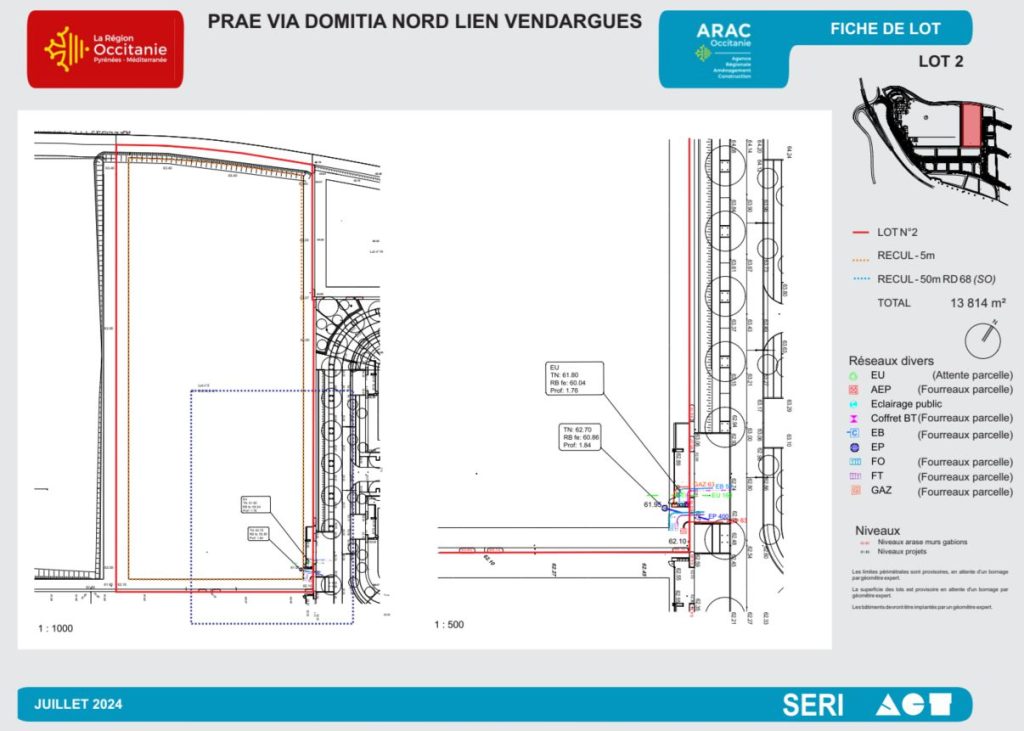 Appel à Manifestation d’Intérêt pour l’achat d’un Terrain Industriel de 13 800 m² dans la OZE Via Domitia à Vendargues – Hérault (34)