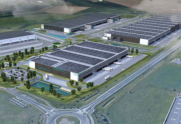 Bâtiments logistiques de 26 126 et 44 729 m² proche de Lille, à Douvrin – Pas-de-Calais (62)